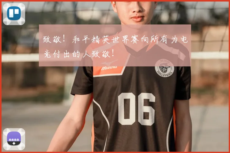 致敬！和平精英世界赛向所有为电竞付出的人致敬！